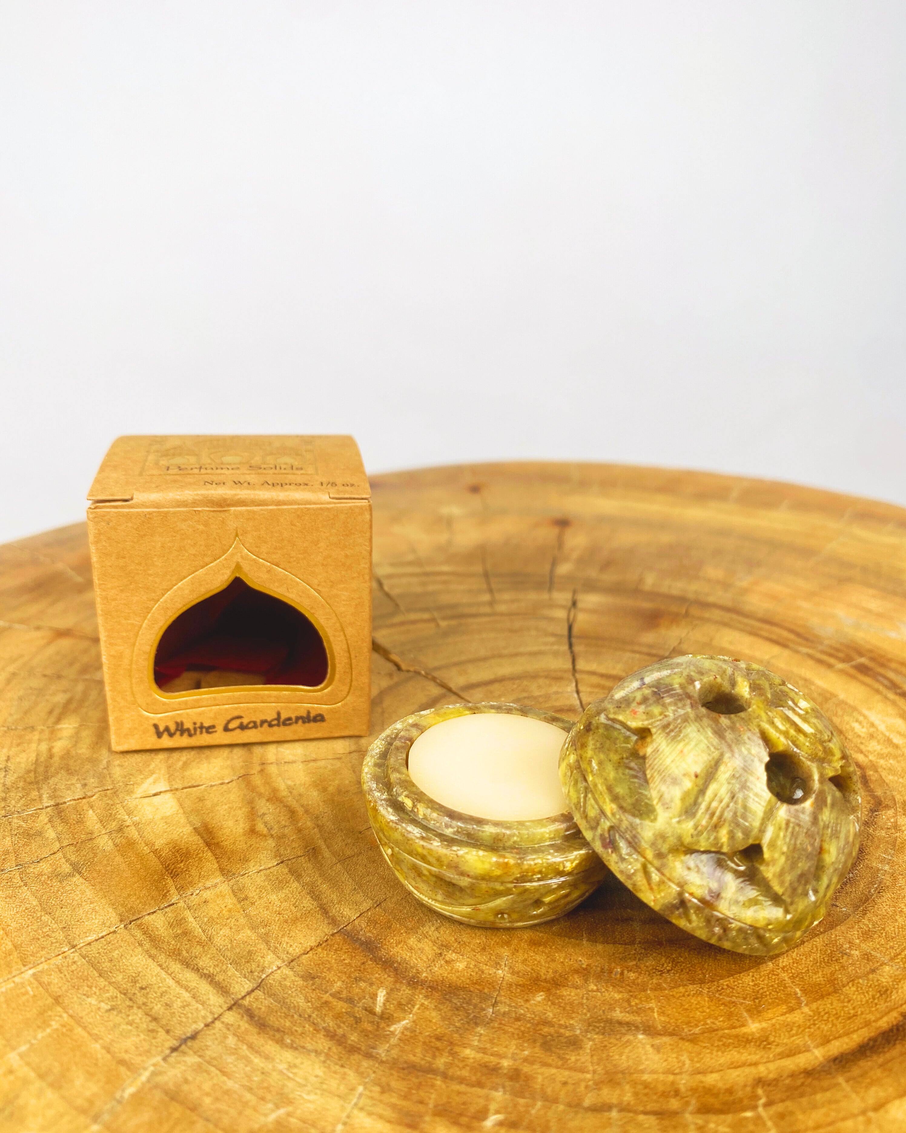 Temple Essence Solid Perfume | White Gardenia