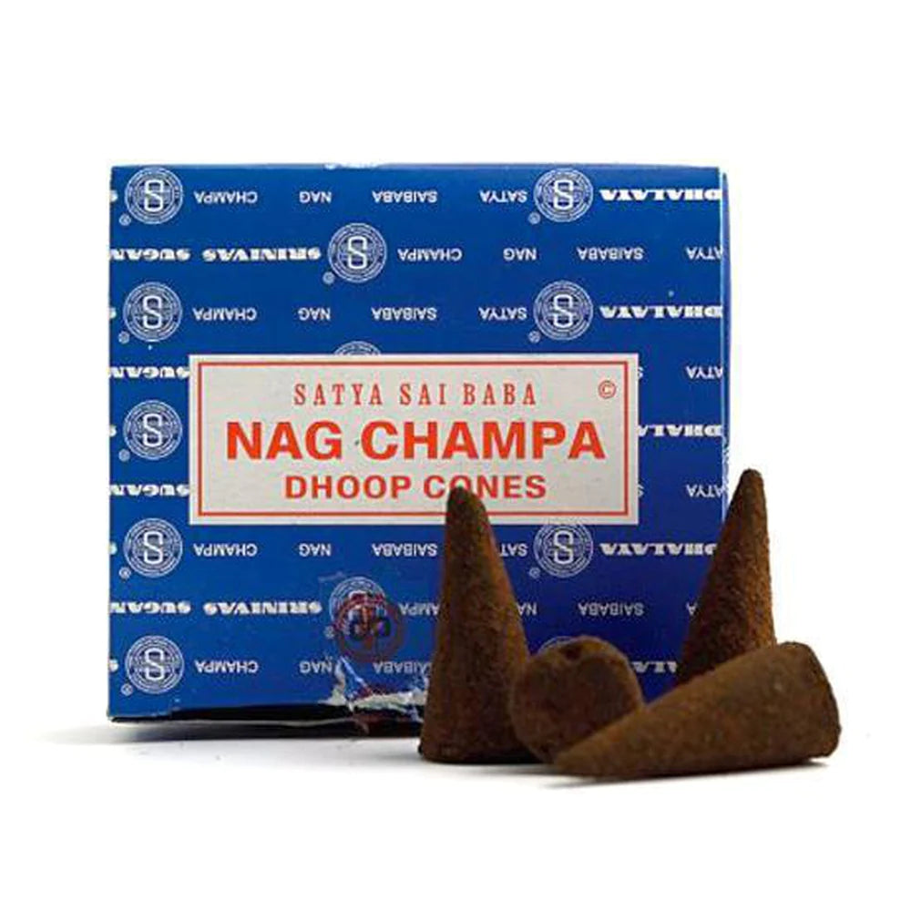 Satya Nag Champa Dhoop Cones | 12pk